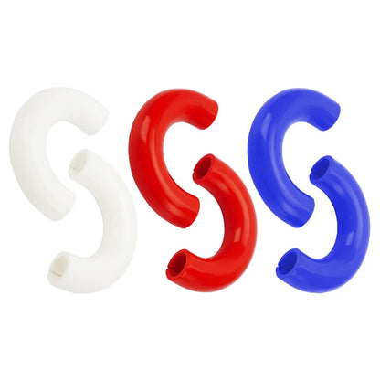 1 Pair Cars Exterior Accessories D-Ring Towing Hook Sleeve For F150 2004-2024 Red D Ring Towing Hook Sleeve