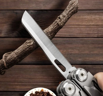 Outdoor Camping Multi Tools Folding Survival Gear Plier Knife Wire Stripper Outdoor Mini Portable Hand Tools Knife, Scissors