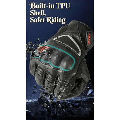 Unisex Goatskin Leather Riding Sports Biker Motorcycle Gloves Knuckle Mitten Men's Motocross Glove motogp Accessories for Summer
