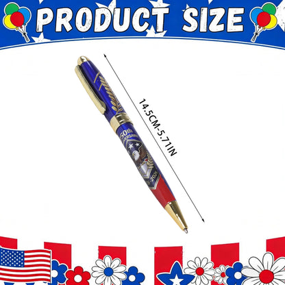 250th Anniversary Commemorative Ballpoint Pen 1776-2026 Commemorative Patriotic Engraved Gel Pen for Men Lawyers History Buffs