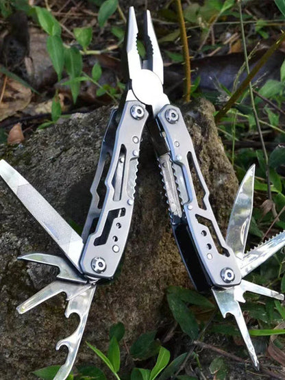Camping Multitool Stainless Steel Portable Folding Knife Pliers Outdoor Emergency Survival Gear Multifunction Tools for Hiking