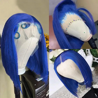 Soft Hair13x4 Straight Synthetic Lace Front Wig for Women Ombre Platinum Blonde Ash Roots Glueless Heat Resistant Fiber Hair Wig