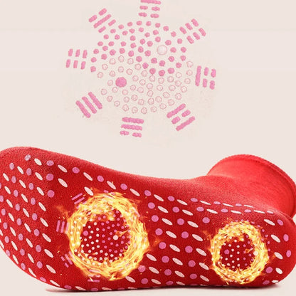 1/5pairs Tourmaline Heating Socks Winter Warm Thermal Health Care Socks Slimming Health Short Sock Magnetic Therapy Sock