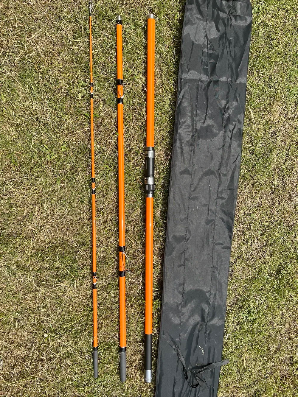 3.3M 3.6M 3.9M 4.2M Carp Rod 35kg Surf Fishing Rod Portable Travel Surf Spinning Rod 3 Piece Carbon Fiber Saltwater Fishing Pole