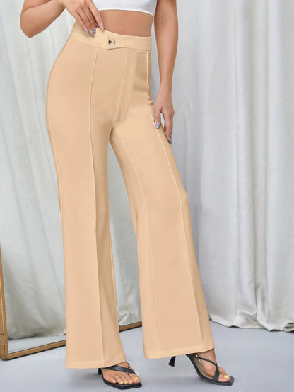 Women Flared Wide-leg Pants New 2026 Fashion Temperament Commuting Pants Versatile Fashionable Casual Wide Leg Pants Trousers