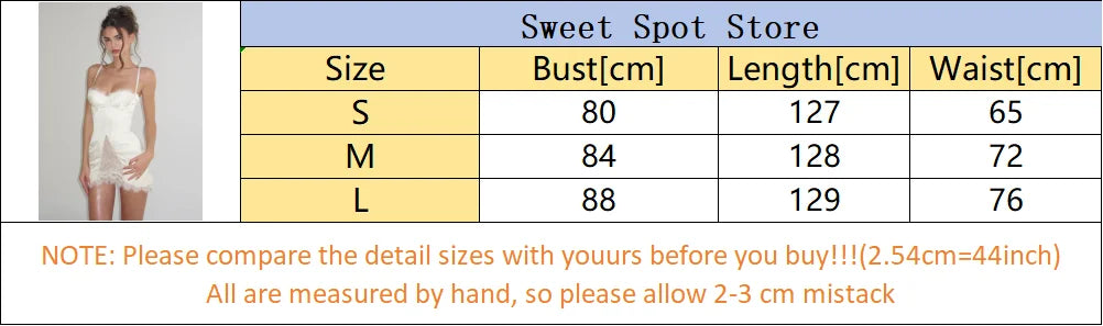 Women White Lace Trim Corset Mini Dress Sexy Sweetheart Neck Spaghetti Strap Slit Hem 2026 Summer Leisure Nightclub Party Wear