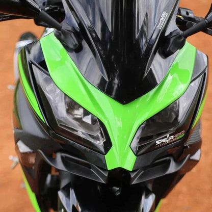 For Ninja 400 Front Wing for Ninja250 NINJA400 2018-2023 Wing Fairing Aerodynamic Winglets Mouth Shell Cover Protection Guards