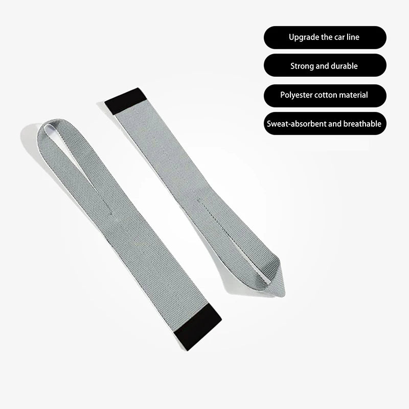 1Pair Gym Lifting Straps Weight Lifting Wrist Weight Belt Body Building Gloves For Women Men Fitness Crossfit Barbells Power