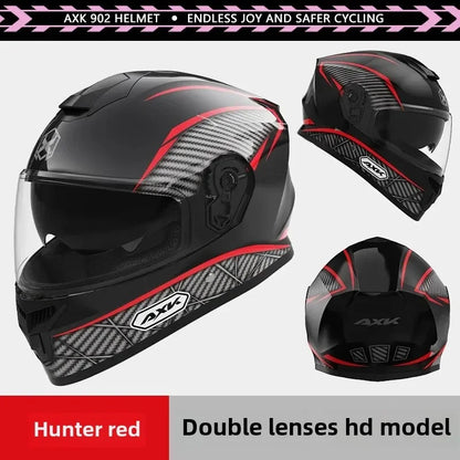 Unisex Motorcycle Helmet Winter Anti-Fog Warm Full Cover Helmet For Men And Women Electric Car Cycle Motorcycle Equipment Access