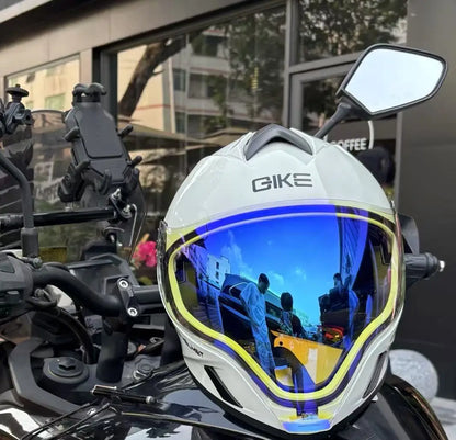 Qike Helmet FP02 Ghost Face Helmet Motorcycle Helmet Lenses Riding Equipments Visor Replacement Parts