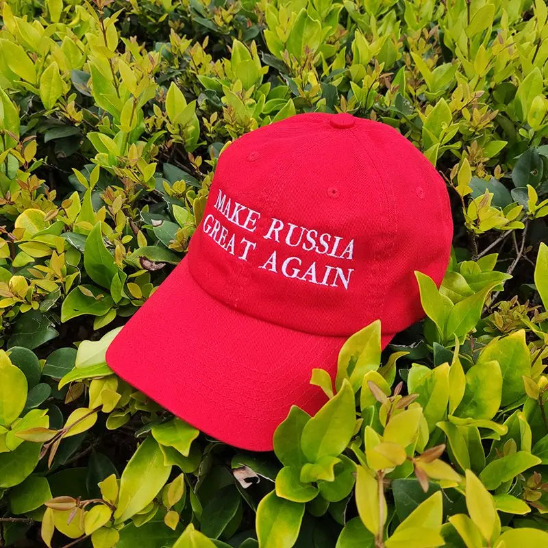 Make Russia Great Again Letter Embroidery Baseball Cap Adjustable Unisex Summer Flat Top Fisherman'S Hat Dad Hat