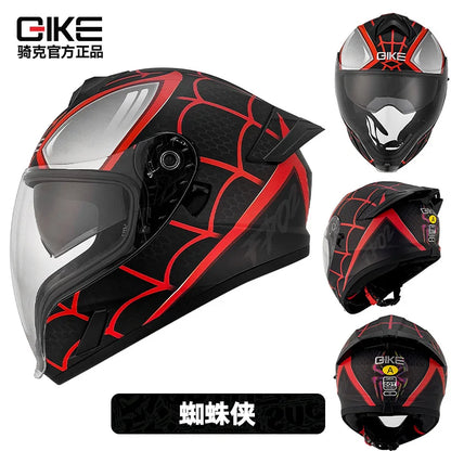 New Spider Motorcycle Helmet Full Face  Long Visor Racing Off-Road Helmet Double Lens Cascos Para Moto Capacete DOT Casco Moto