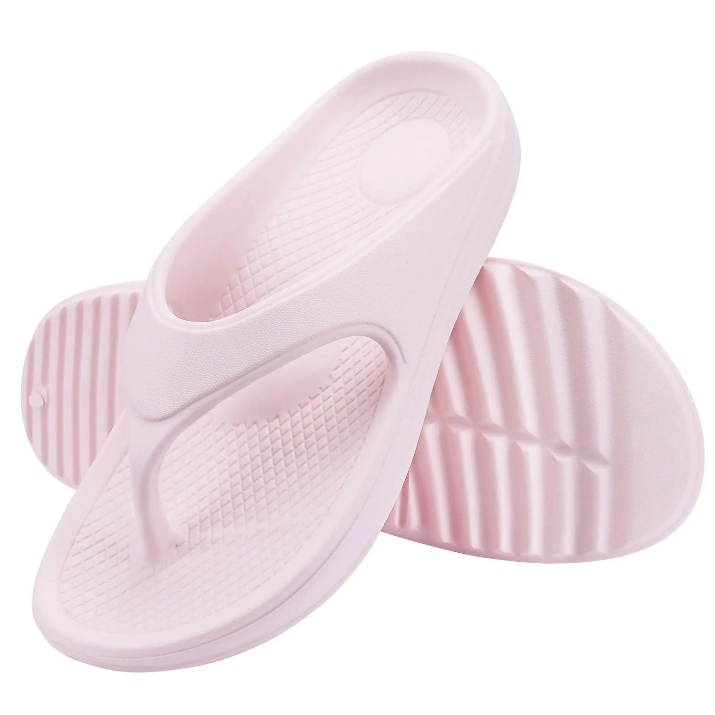 Kidmi Women Flat Sandals Women Slippers Outdoor Non-slip House Slippers Unisex Beach Slides Orthopedic Breath Soft Slippers