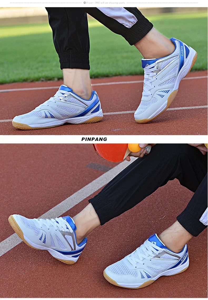 Men Table Tennis Shoes Non-slip Outdoor Breathable Competition Training Big Size Sneakers Handball Outdoor Boys Volleyball Shoes