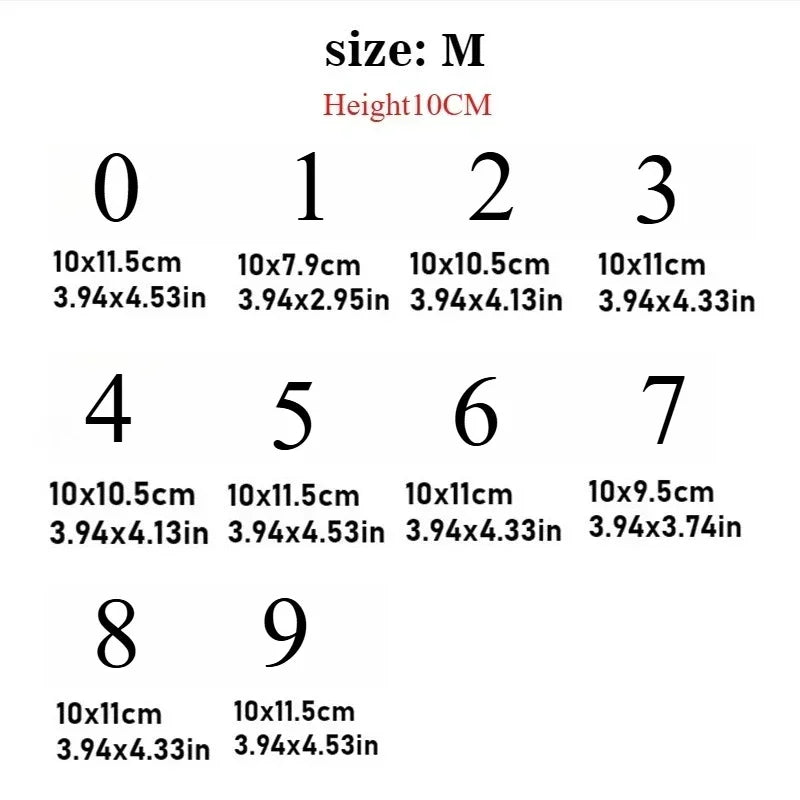 1PC Red Laser Motorcycle Stickers Arabic Numeral Waterproof for Motorbike Helmet Fuel Tank Mudguard Scooter Bodies Vinyl Decals