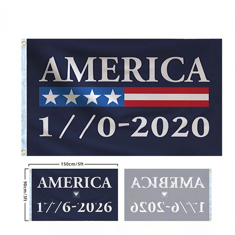 250 Years Commemorative Flag Usa Patriotic Banner Indoor Outdoor Flag Patriotic American 250th Anniversary Flag For Wall90x150CM