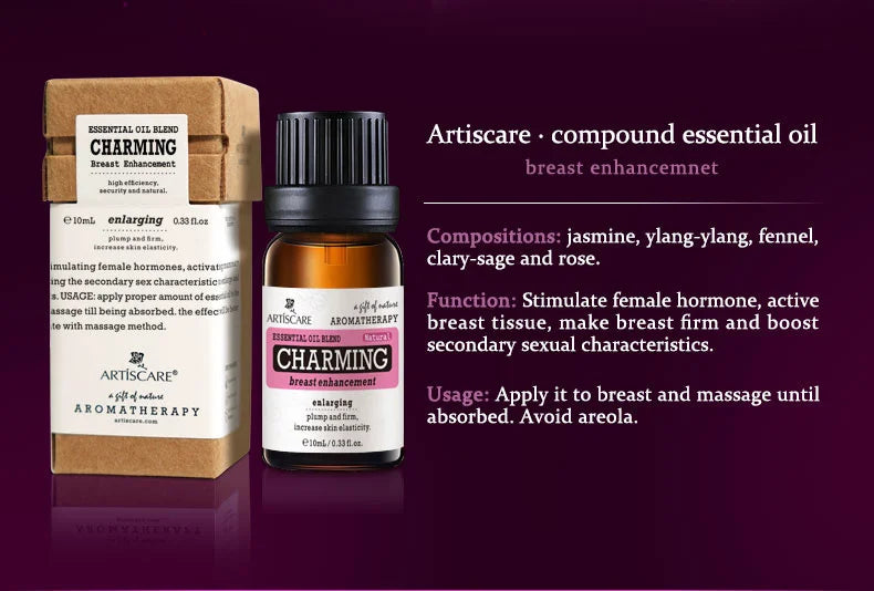 ARTISCARE Essential Oils Beauty Eyes Stretch Marks Removal Body Slimming Breast Enlargement Aromatherapy Massage Oil