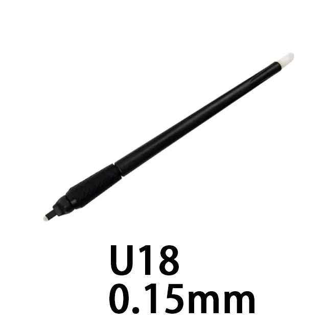 10/50Pcs Disposable Microblading Pen 18U Permanent Makeup Eyebrow Manual Tattoo Pen