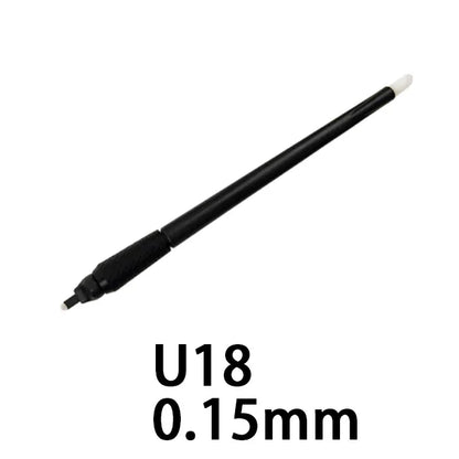 10/50Pcs Disposable Microblading Pen 18U Permanent Makeup Eyebrow Manual Tattoo Pen