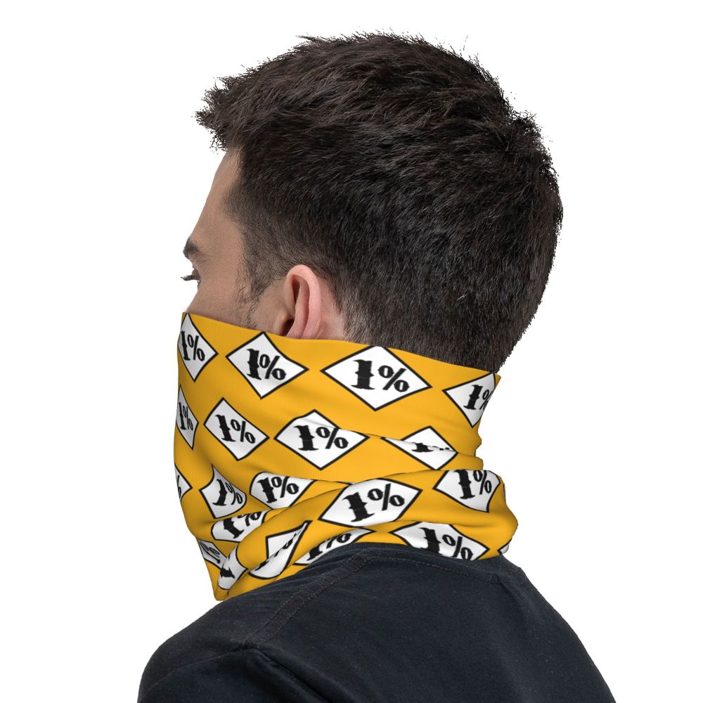 Custom 1 Percenter Essential Sons Bandana Neck Gaiter for Ski Camping Men Women Wrap Scarf TV Show Anarchy Headband Warmer