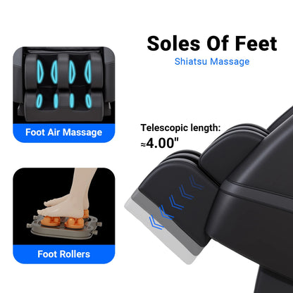 Local Dilivery 3 Year Warranty Massage Chair Electric Recliner Home Airbag Full Body Zero Gravity Heating Knead Massager Sofa