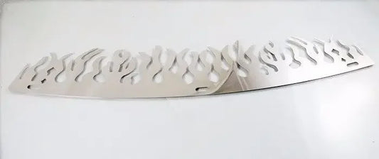 Batwing Flame Fairing Windshield Trim For 1996-2013 Harley Touring Bagger Model