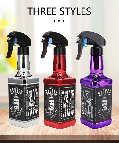 Professional Salon Barber Spray Bottle Refillable Fine Mist Empty Watering Can Water Sprayer Barbershop AccessoriesHair Tools