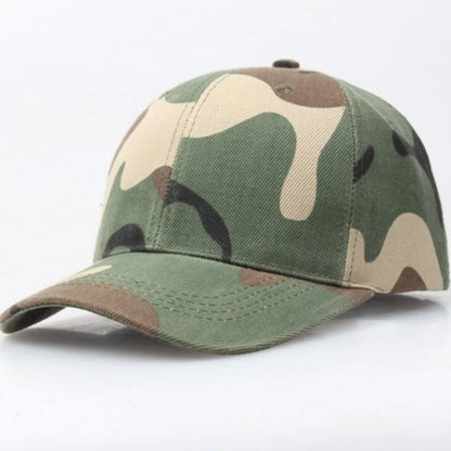 7 Colors Unisex Sports Summer Outdoor Sunscreen Hat Men Casual Cap Female Unisex Camouflage Hunting Fishing Hunting Baseball Cap