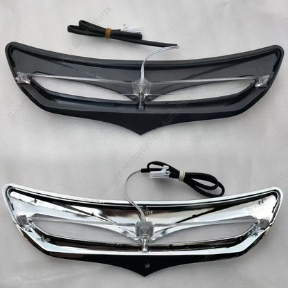Motorcycle LED Light Batwing Fairing Vent Trim Accent Parts For Harley Touring Electra Street Glide Tri Glide Ultra 2014–2022