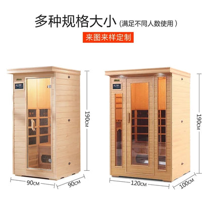 Sweat steam room household sauna room Tomalin sweat steam box energy module far infrared light wave room dry steamer