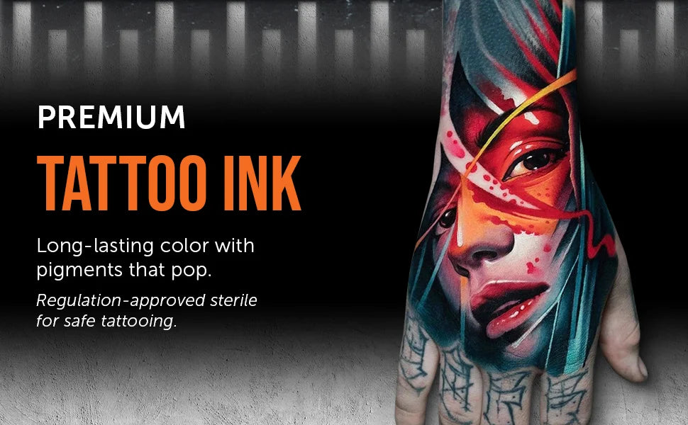 19 Color 15ML Original Tattoo Ink Pigment Black Tattoo ink Professional Tattoo Pigment Permanent Tattoo Ink Body Art Pigment