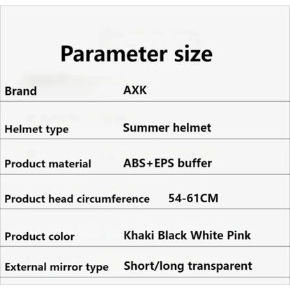 New Fashion ABS Unisex Motorcycle Helmets Motorcycle Accessories Helmet for Adults Long Lens White