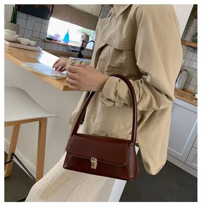 Luxury Brand Crossbody Bags for Women Fashion Design Underarm 2025 Woman Shoulder Bag Female Handbag and Purses Solid Color