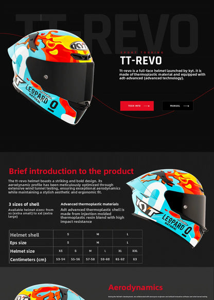 KYT TT TT-REVO NEW Moto Helmet Full Face Helmet Racing Helmet Anti-Fog Off Road Lightweight Capacete Motocross Casco Moto Casque