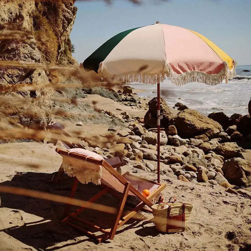 Cross-border e-commerce foreign trade inventory retail wholesale 2M beach umbrella outdoor sunscreen portable folding parasol