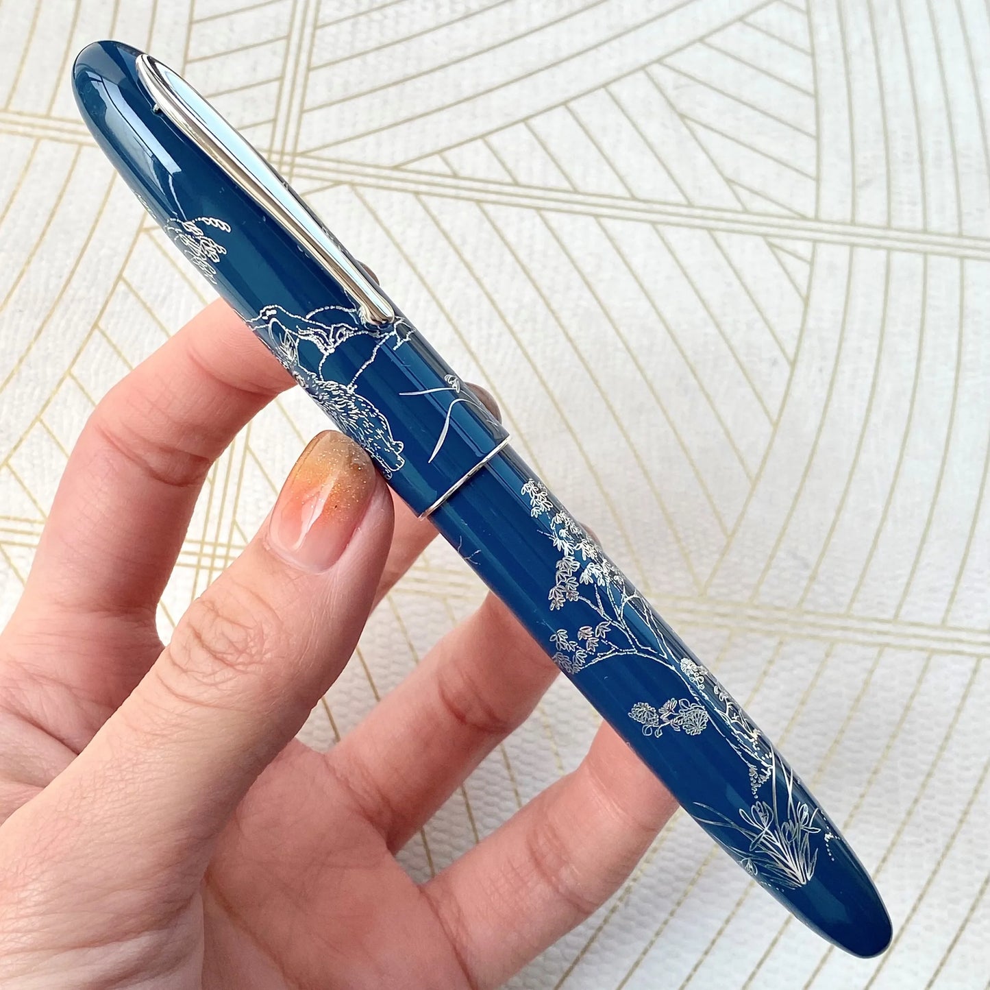 Limited Hongdian N23 Fountain Pen Rabbit Year High-End Students Business Office Writing Supplies Gold Carving Student Gift Pens
