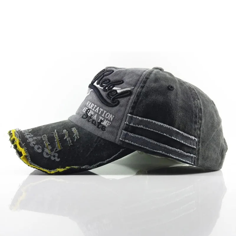 2022 News Fashion Outdoor Sports Cotton Baseball Cap Retro Embroidery Men's Cap Hip Hop Rebound Caps Snapback Hats