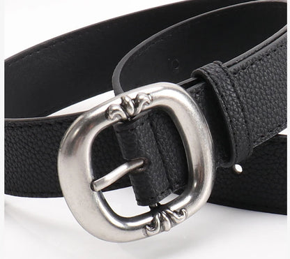 Leopard Print Belt Women's Fashion Casual Versatile Jeans Accessories Girdle Gothic Retro Pu Leather Pin Buckle Waistband