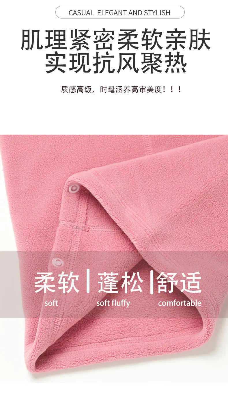 Polar Fleece Neck Scarf Winter Thick Cycling Bandana Women Men Face Neck Warmer Multifunction Cover Hat Tube Scarves Buffs Masks