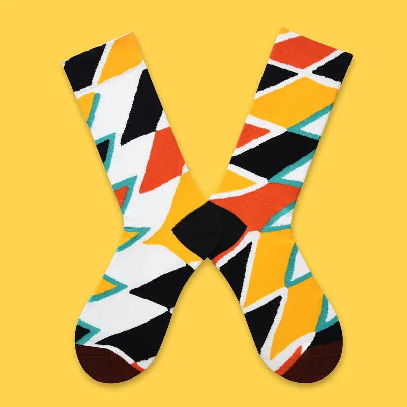 2024 Autumn and winter new socks female French plant series in high tide women's socks  designer socks