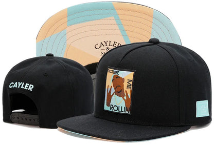 Snapback Hats for Men Hip Hop Style Hats Solid Baseball Hats Adjustable Snapback Cap Flat Brim Baseball Caps
