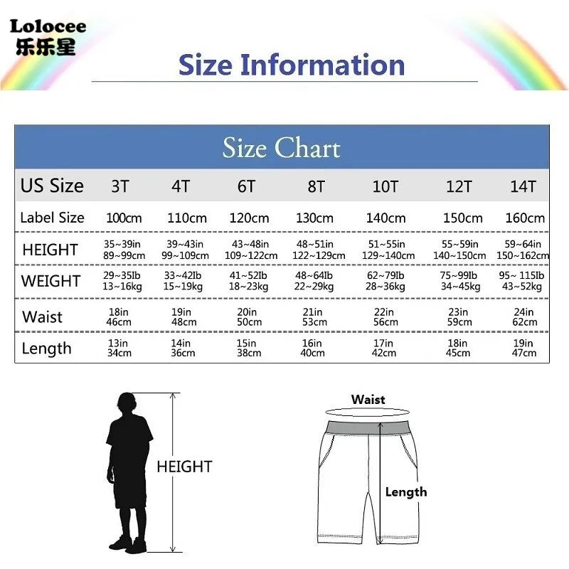 2025 Girls Summer Cat Ear Print Shorts Kids Elastic Waist Beach Short with Pocket Sports Short Pants Kids Cute Clothes 3-14y