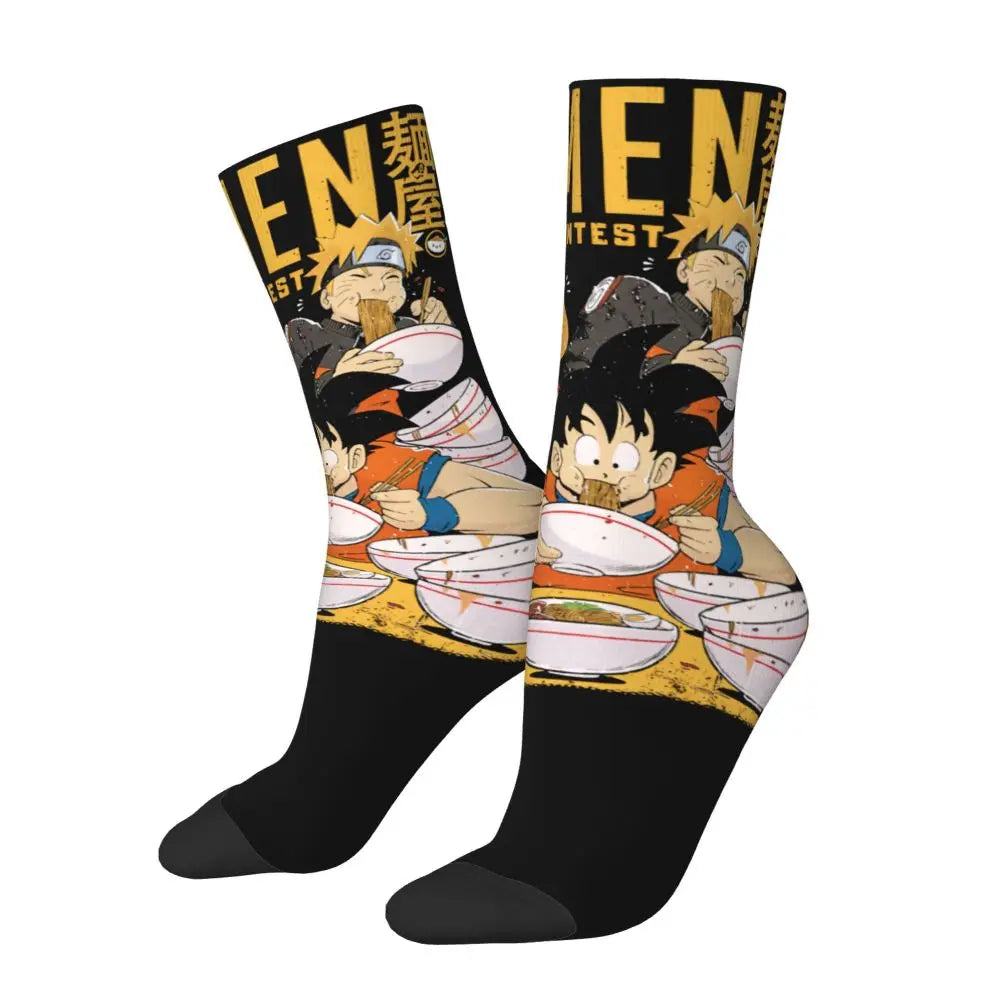 Fashion Men's Socks Harajuku Tony Tony Choppers Sock Luffys Zoros Trafalgar Law Anime Women's Socks Spring Summer Autumn Winter