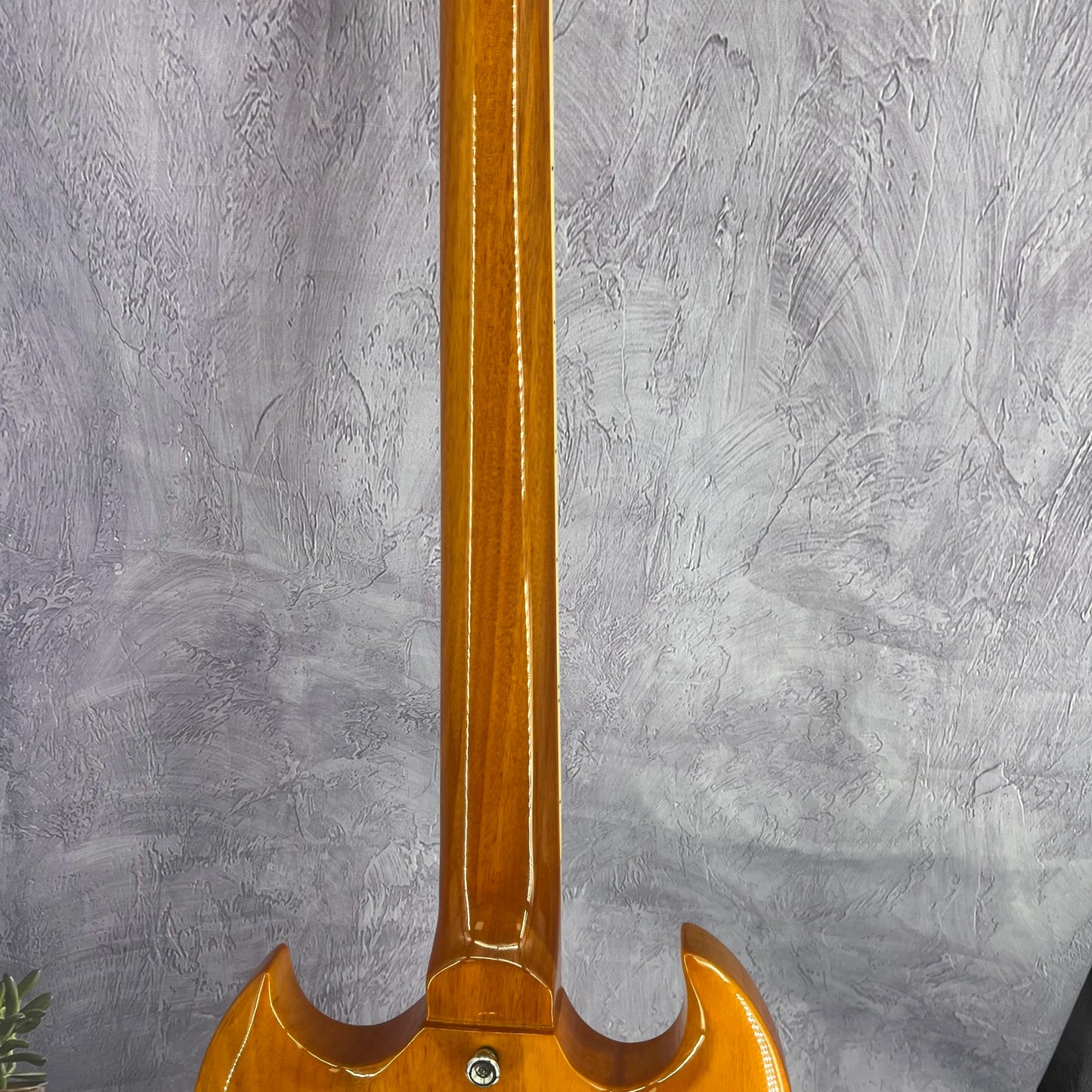 Newly launched and highly popular yellow solid-body electric guitar. Cherry wood body. Silver accessories Free Shipping