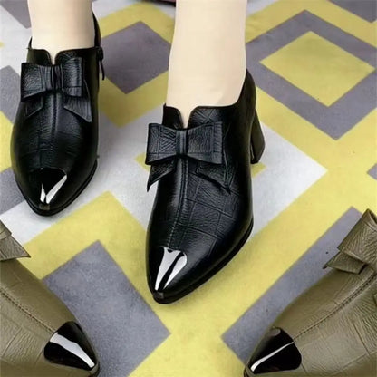 Women's Pointed Toe Sandals Luxury Breathable Mesh Bowknot Rhinestone Clear Elegant Mid-Heeled Simple Pump Shoes Mesh Sandals
