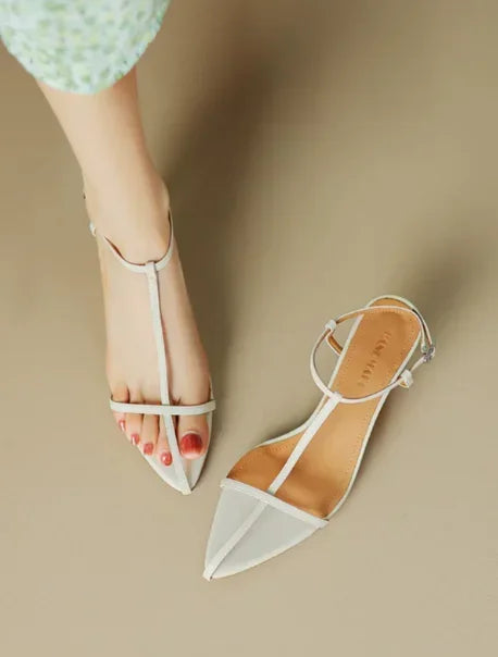 High Heels Sandals Sexy Women Pointed Toe Shoes Luxury Woman Slippers New Pumps Beach Dress Flip Flops Party Mujer Sandalias