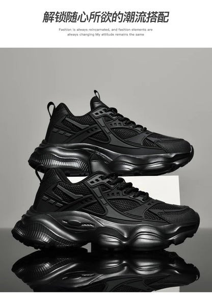 Men's Sneakers Casual  Athletic Walking Sneakers Male Black High Quality Trend Platform Running Basketball Shoes For Men 2025