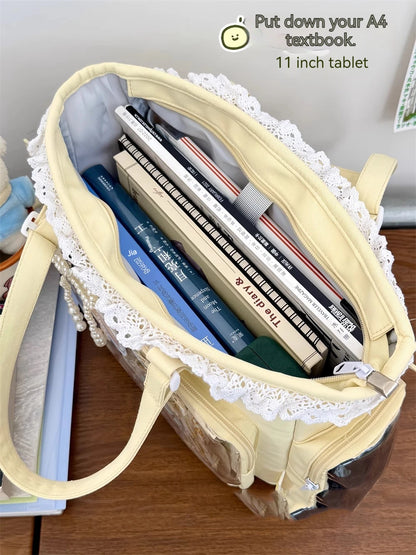 Ballet Girl Has A Large Appetite Itabag Japanese Two-Dimension Single Shoulder Cross Body Goods Bag Gift For Friends