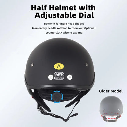 Summer Motorcycle Helmet S-XXXL Cascos Para Moto Retro Half Face Motorbike Riding Anti-UV Len Cool Style Chopper for Men Use