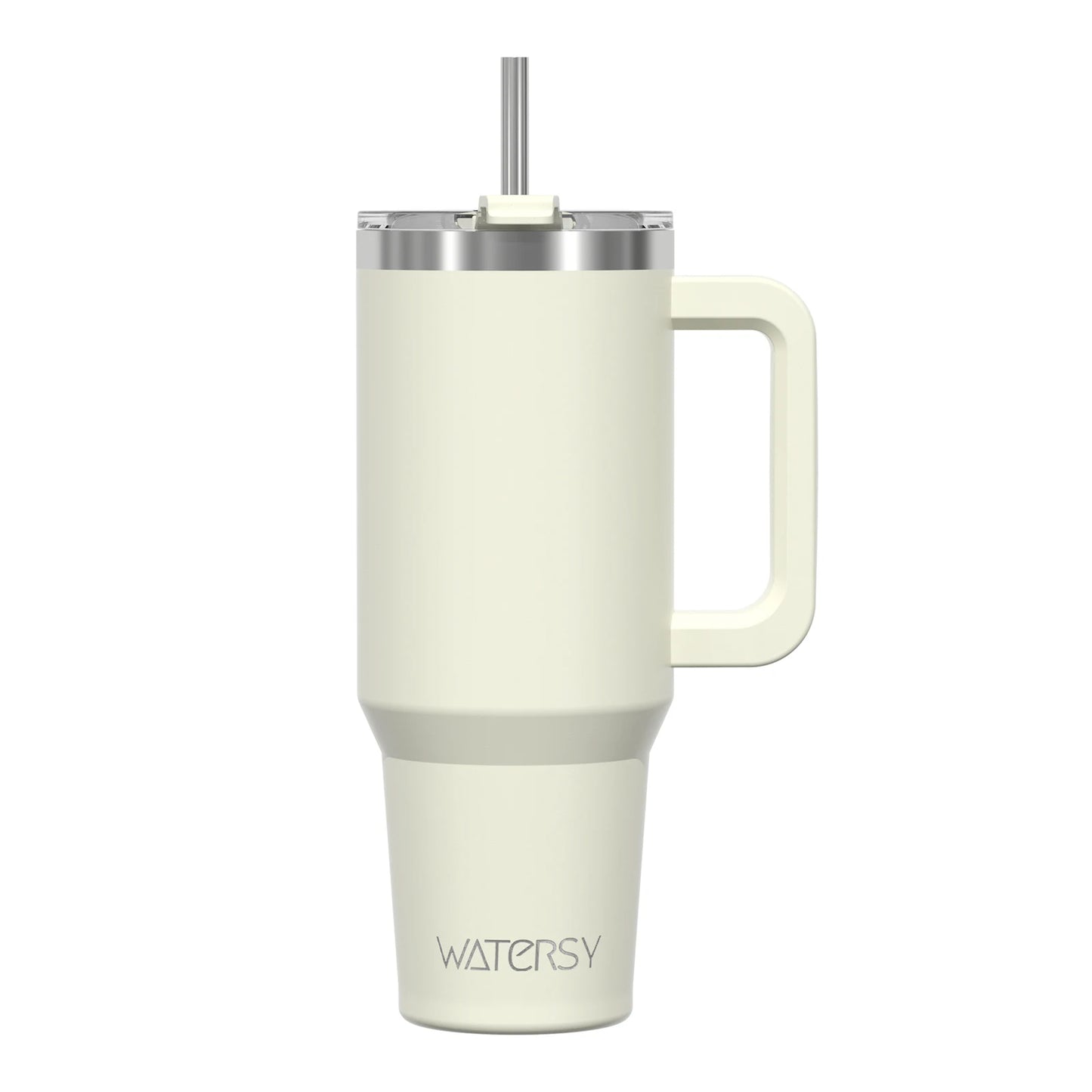 591ml Stainless Steel Insulated Cup 20oz Tumbler with Handle and Straw Keep Cold and Hot Thermal Mug Portable Car Travel Mug
